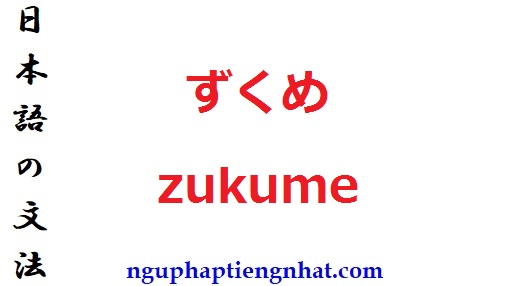 Ngữ pháp ずくめ zukume